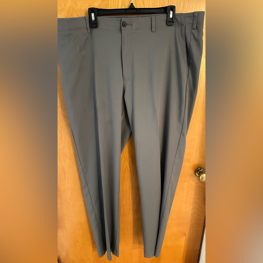 PGA Tour Men’s Golf Pants 40x32 – Gray Stretch Lightweight